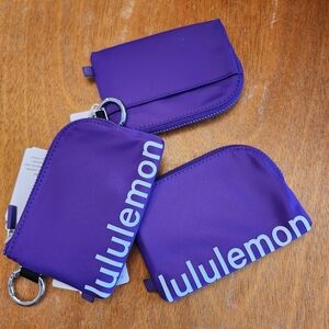 Set of 3 Lululemon Athletica Vibrant Purple Phone Cover Set. NWT FREE SHIP
